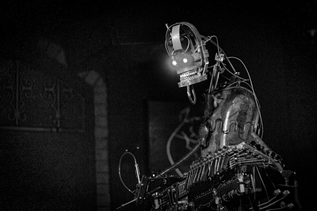 AI and human hand connection